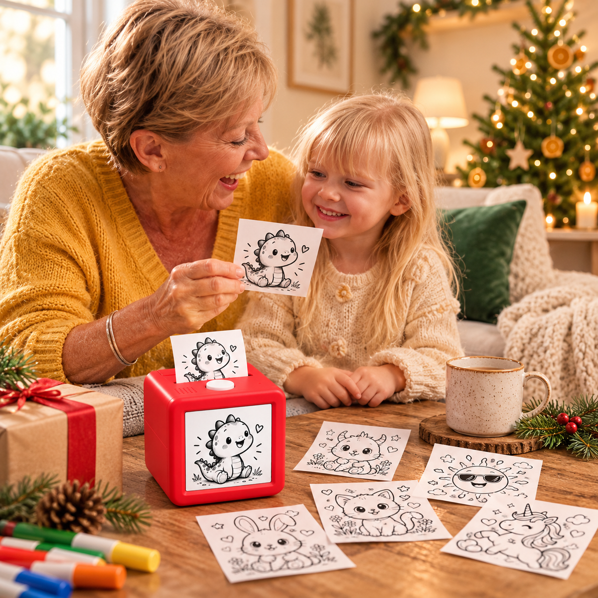 Printzy™ Voice-to-Sticker AI Printer