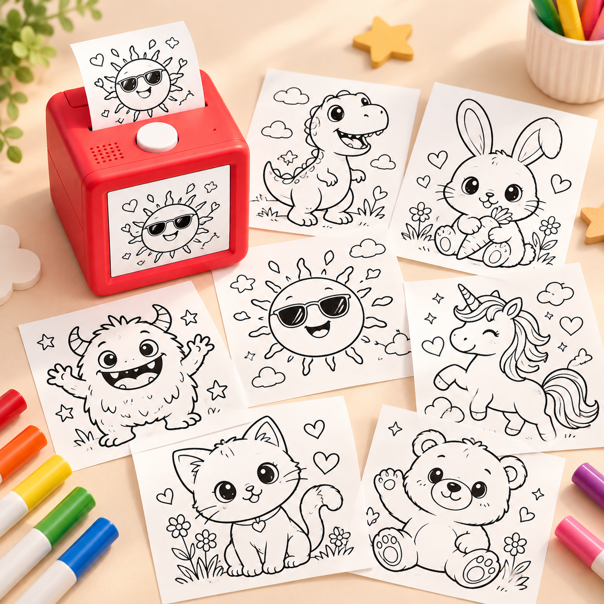 Printzy™ Voice-to-Sticker AI Printer